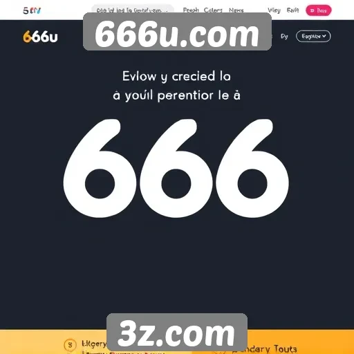 Acessibilidade e design do site 666u.com