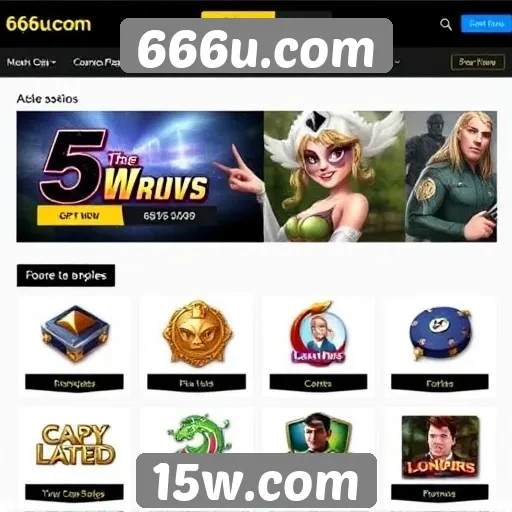 Principais recursos do site 666u.com